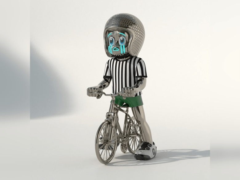 Rendering of the Cry Baby Cry statue designed by artist Ken Kelleher.