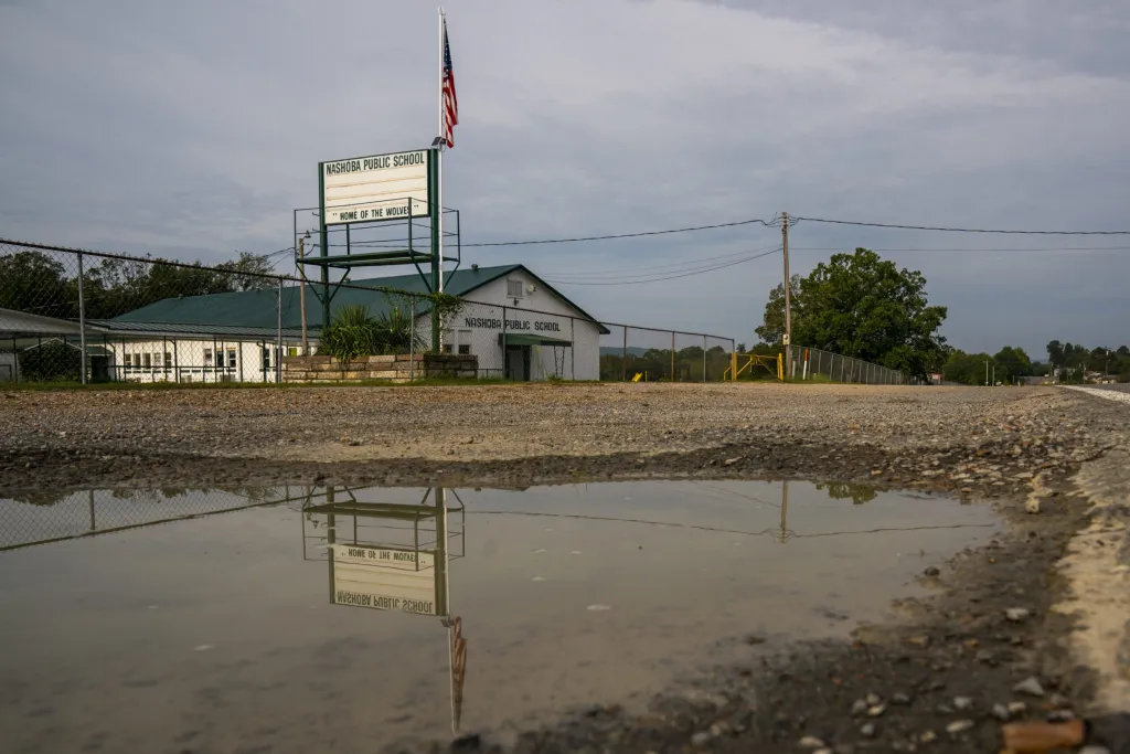 Nashoba Public School has a student body of around 50 students and is the only school most children in the area have access to.