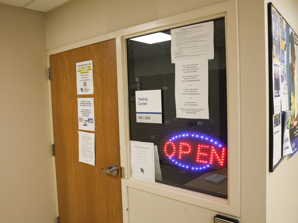 Door at TCC GED Testing Center