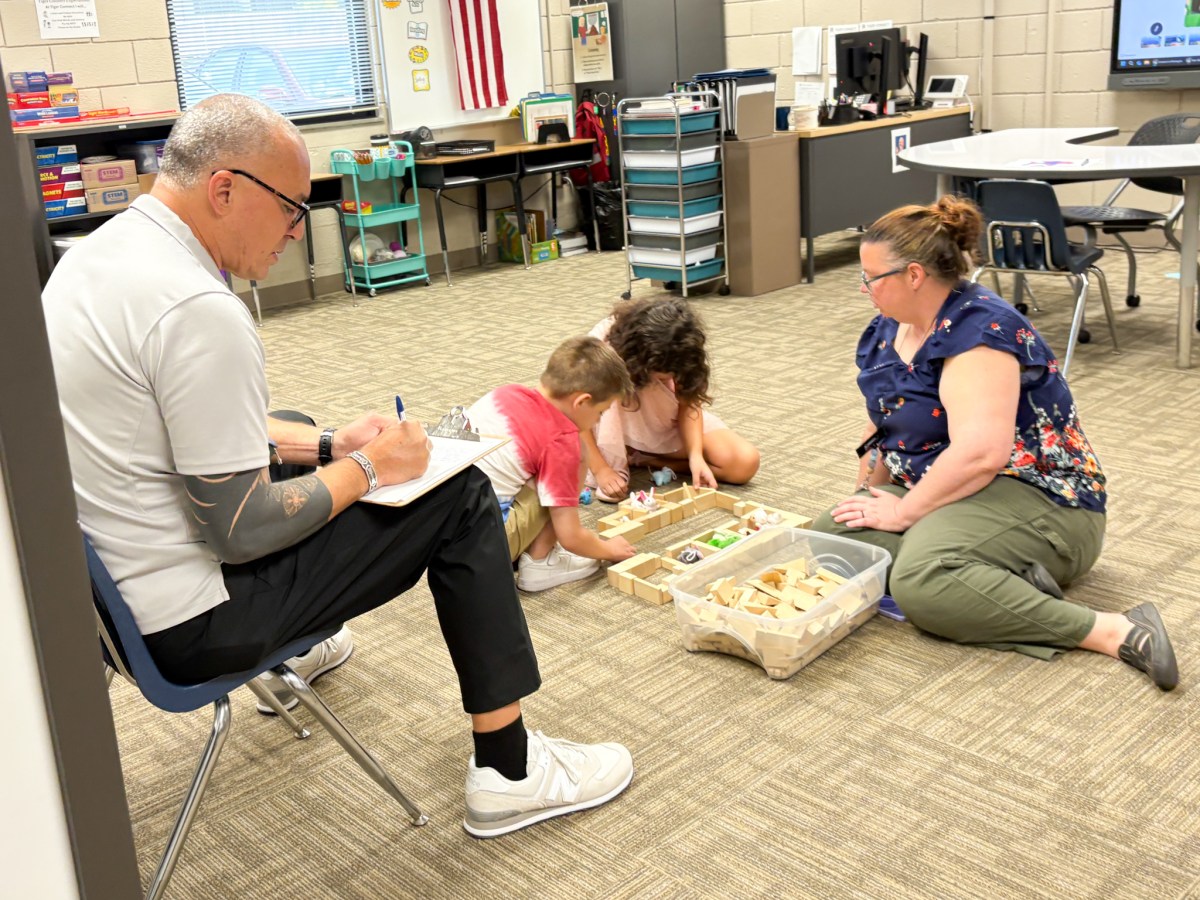 Students take part in Broken Arrow Public Schools' Tiger Connect program Sept. 17, 2025.