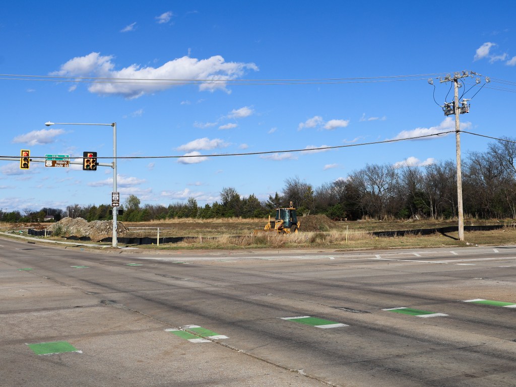 Photo of northeast corner of East 11th Street and South 129th East Avenue
