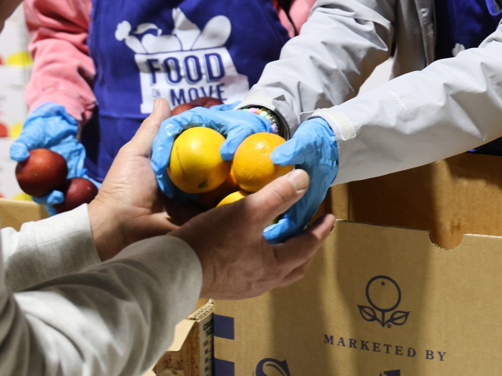 A scene from Food on the Move's food festival held Oct. 28, 2025