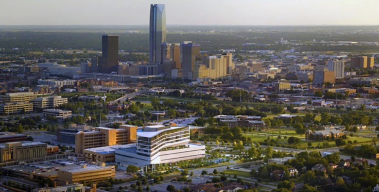 Photo of OU Health campus