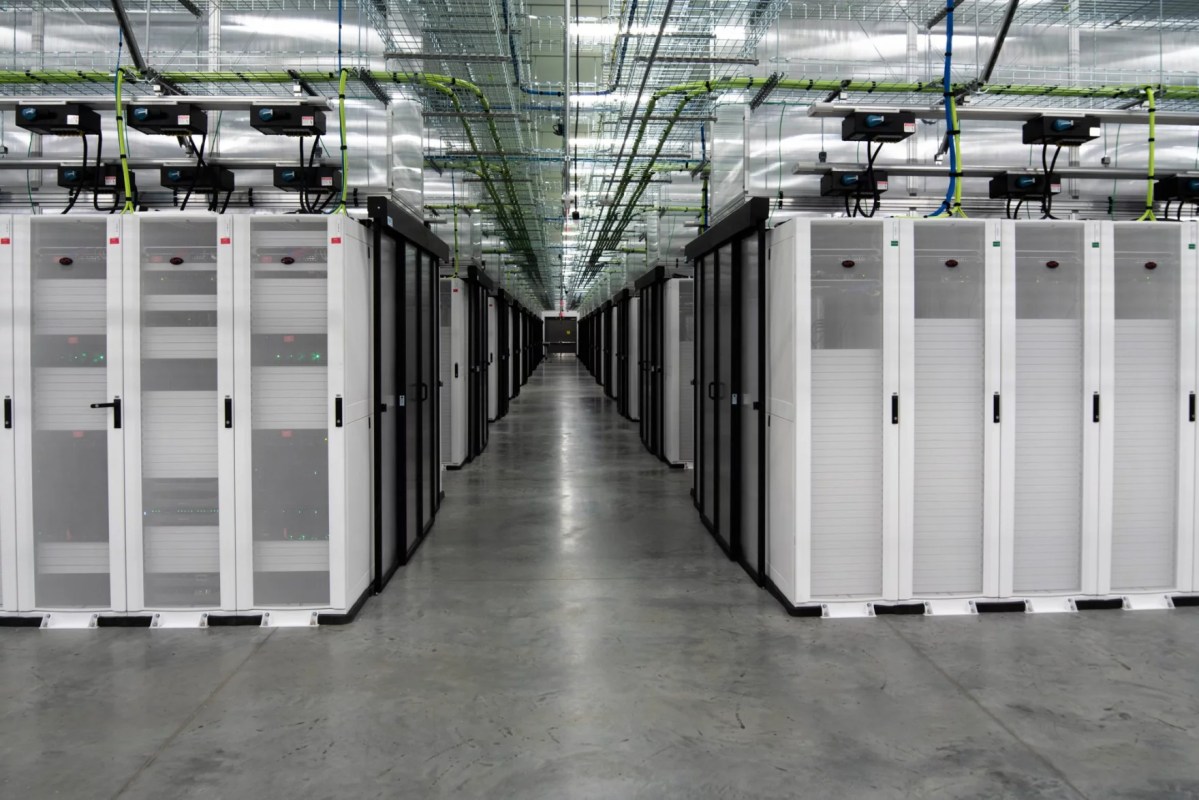Photo of data center