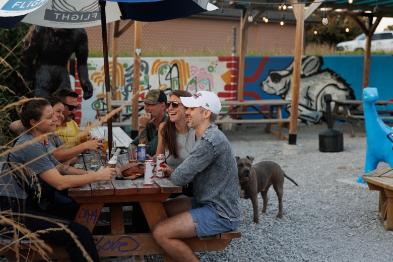 The patio at Mercury Lounge, located at 1747 S. Boston Ave.