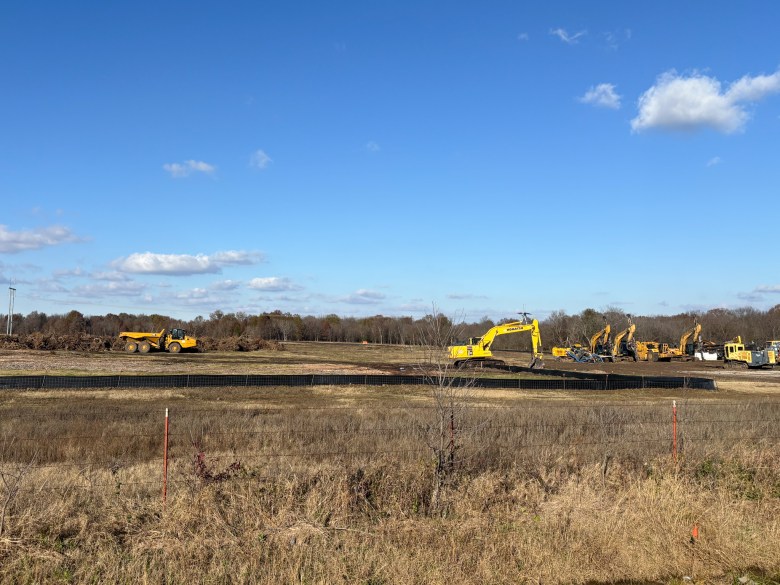 Photo of construction site