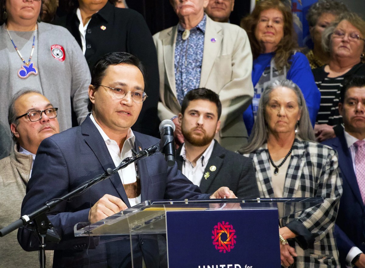 Cherokee Nation Chief Chuck Hoskin Jr.