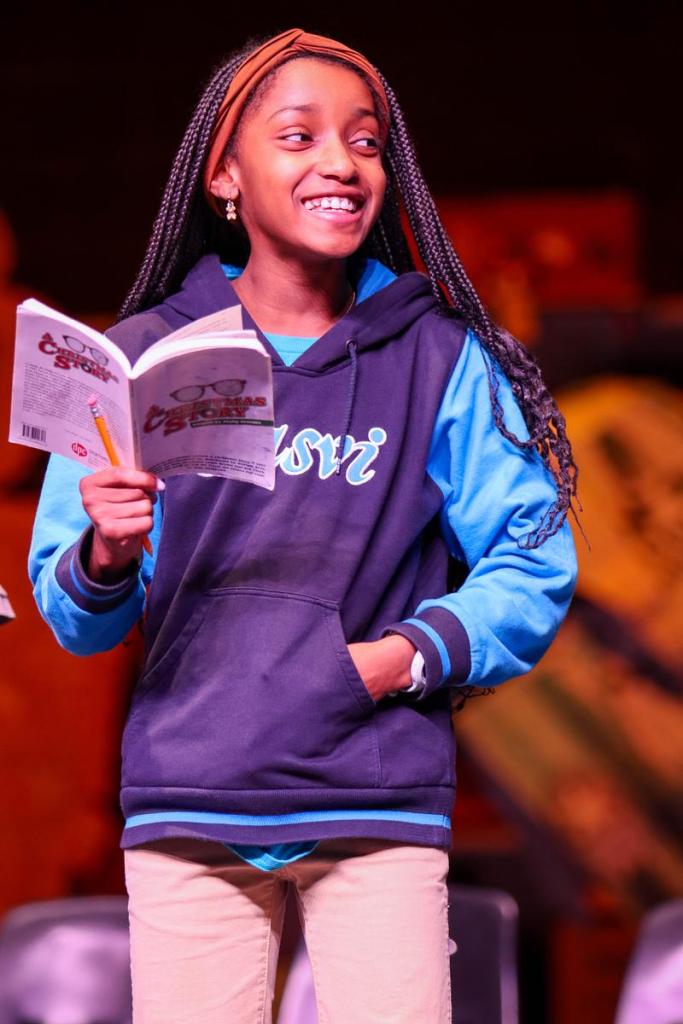 Zoe Ball as schoolmate Esther Jane in "A Christmas Story