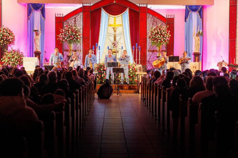 Mariachi perform at St. Thomas More Catholic Church in east Tulsa on Dec. 11, 2025.