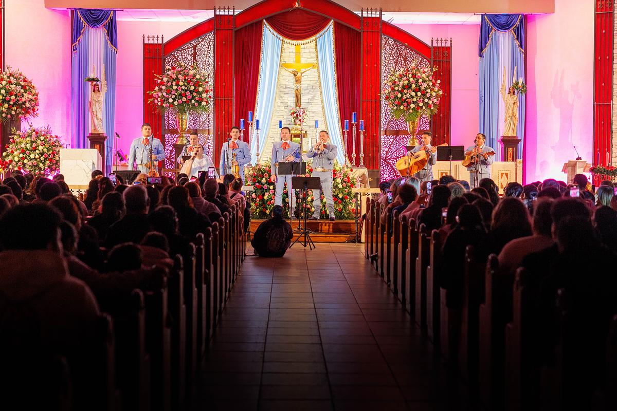 Mariachi perform at St. Thomas More Catholic Church in east Tulsa on Dec. 11, 2025.