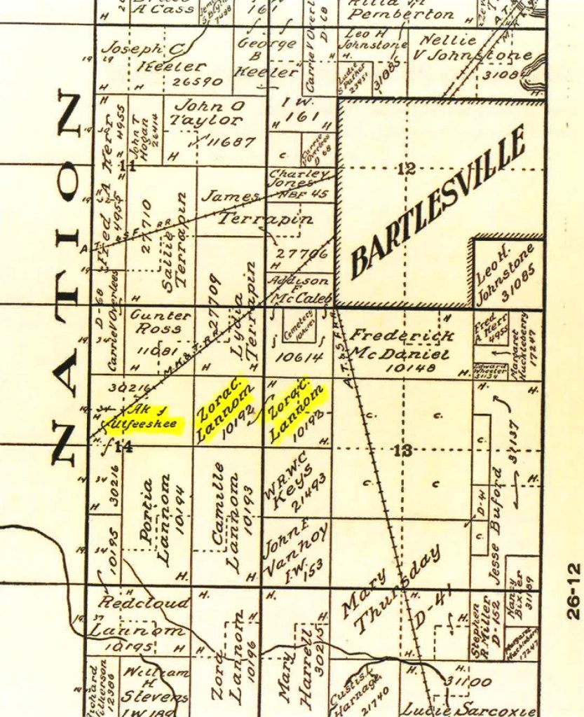 Photo of land map
