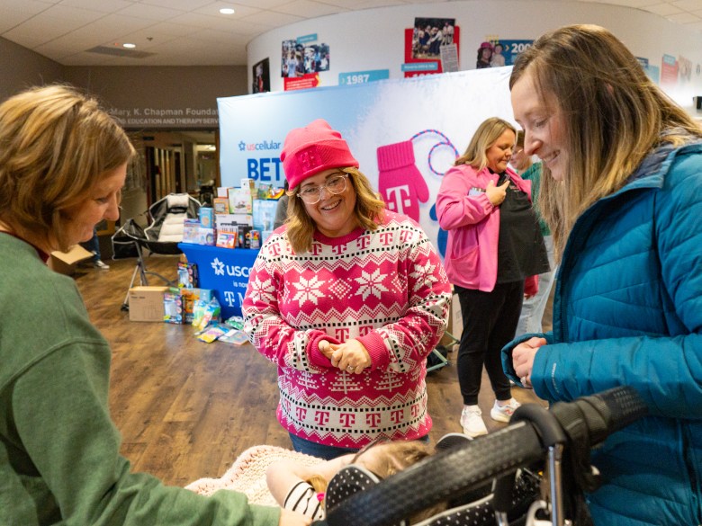 Little Light House Tulsa received $5,000 in donations from T-Mobile Tuesday.