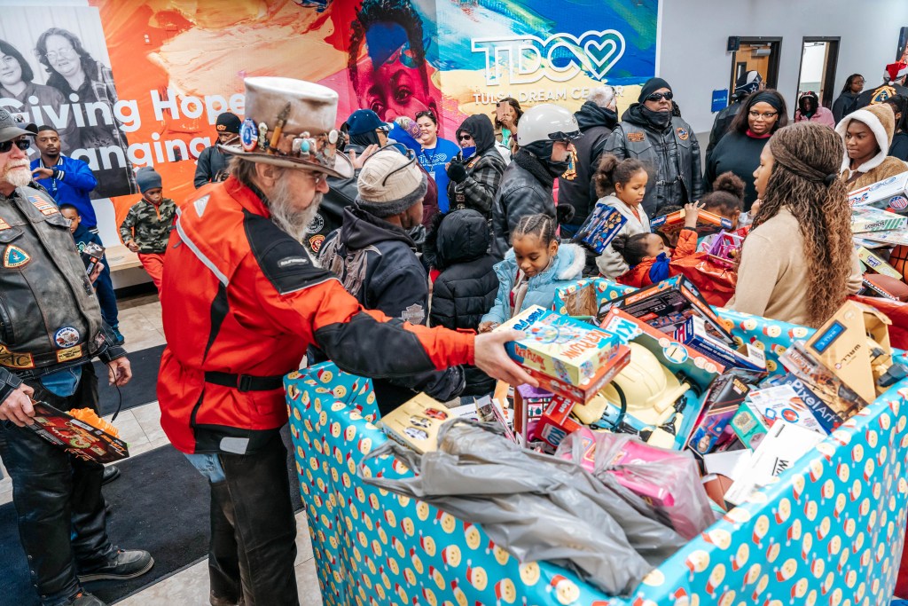 Photo of gifts at Tulsa Dream Center