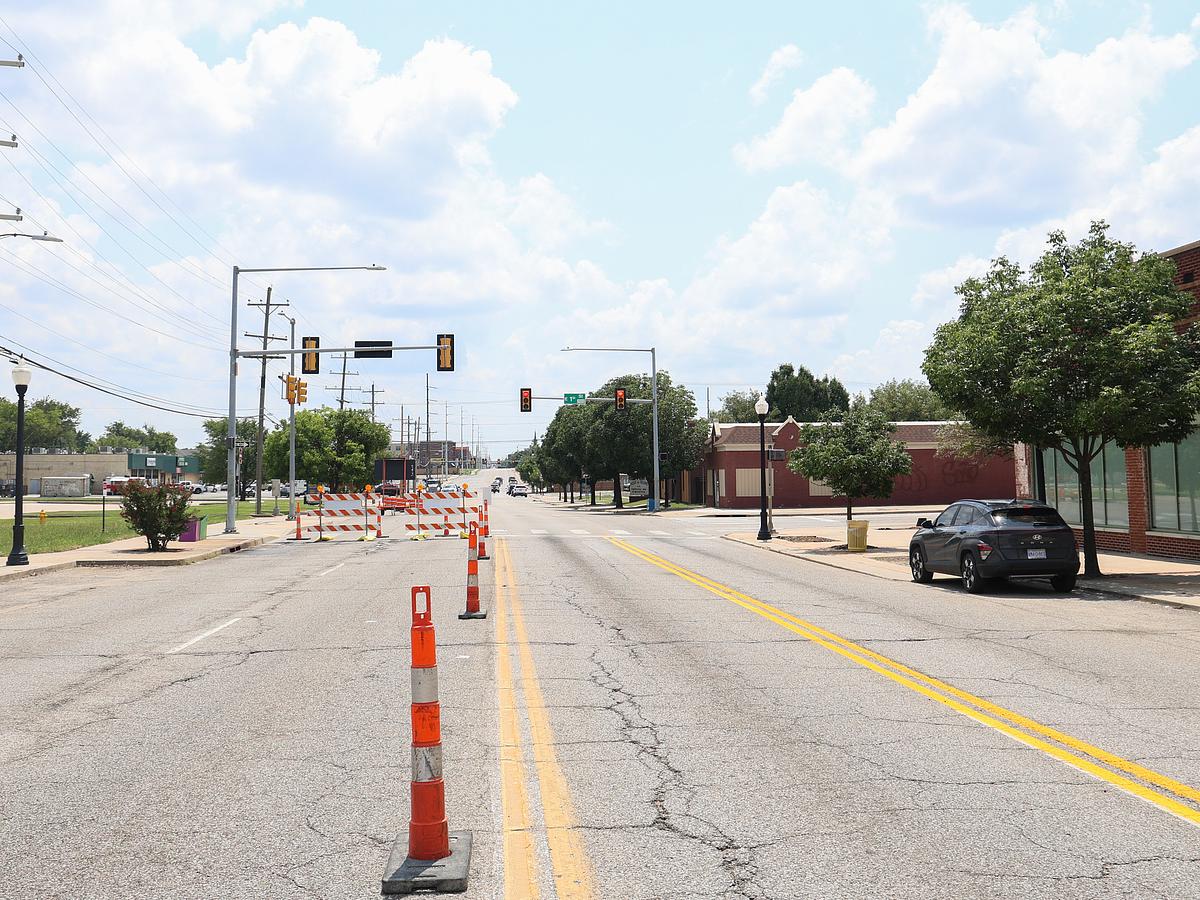 Standing on South Lewis Avenue near First Street in the Kendall-Whittier District on Aug. 11, 2025.