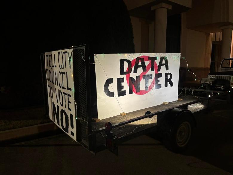 Coweta residents gathered Dec. 11, 2025, for a community meeting about Project Atlas, a data center project proposed by Beale Infrastructure.