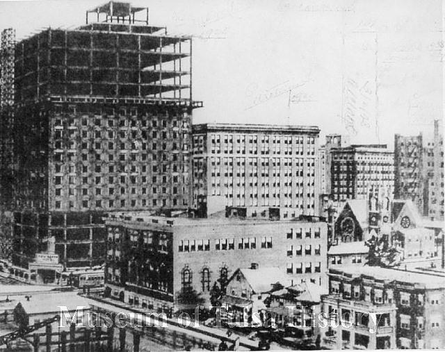 Mayo Hotel Construction, 1925