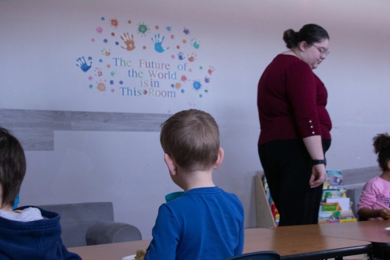 Children cared for at Granny & Dot's Early Childhood Development Center.