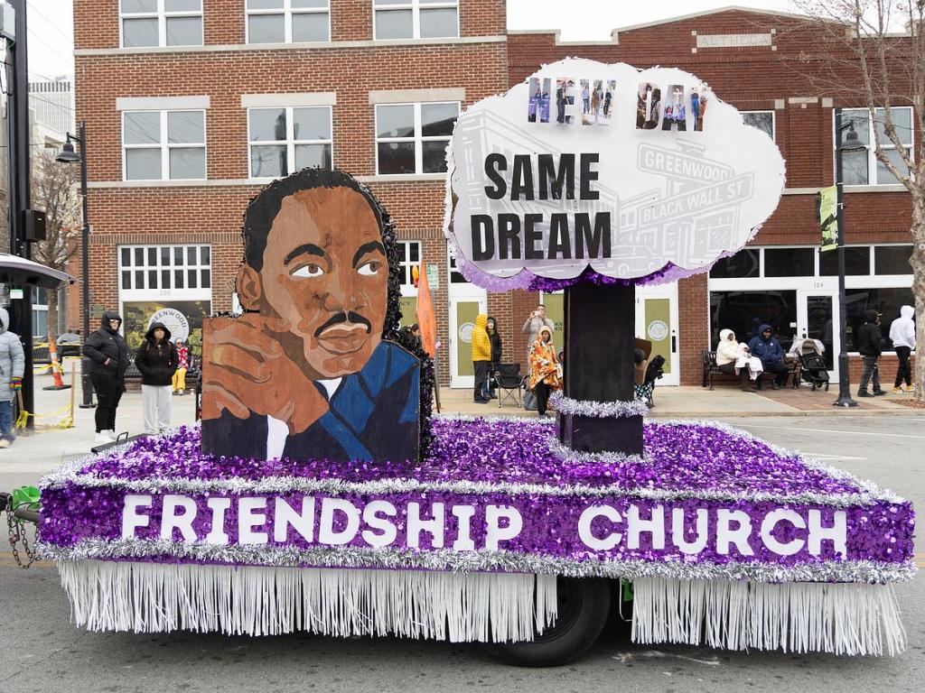  A scene from the 2026 MLK Day Parade on Jan. 19, 2026. More than 125 participants took part in the 47th annual parade that had a theme of “New Day. Same Dream.”