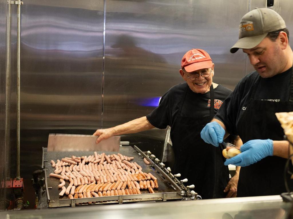  Coney Island Hot Weiners, 107 N. Boulder Ave., celebrates 100 years with hundreds of diners lining up to eat coneys on Jan 8., 2026. 