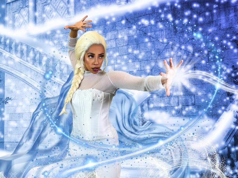 Majeste Pearson plays Elsa in Theatre Tulsa's production of "Frozen."