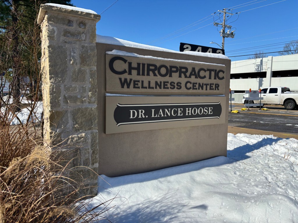  A water main break near Lewis Avenue and East 21st street left the Chiropractic Wellness Center with a damaged parking lot and with a damaged parking lot and without water for at least a day.