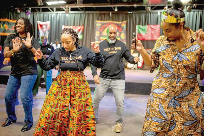 Members of the Tuck-n-Turn dance group perform at the 12th Annual Black Heritage & History Festival.  The 13th Annual Black Heritage and History Festival is set for Feb. 7.