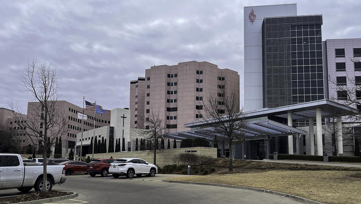 Saint Francis Hospital is at 6161 S. Yale Ave. in Tulsa, photographed on Jan. 23, 2026.