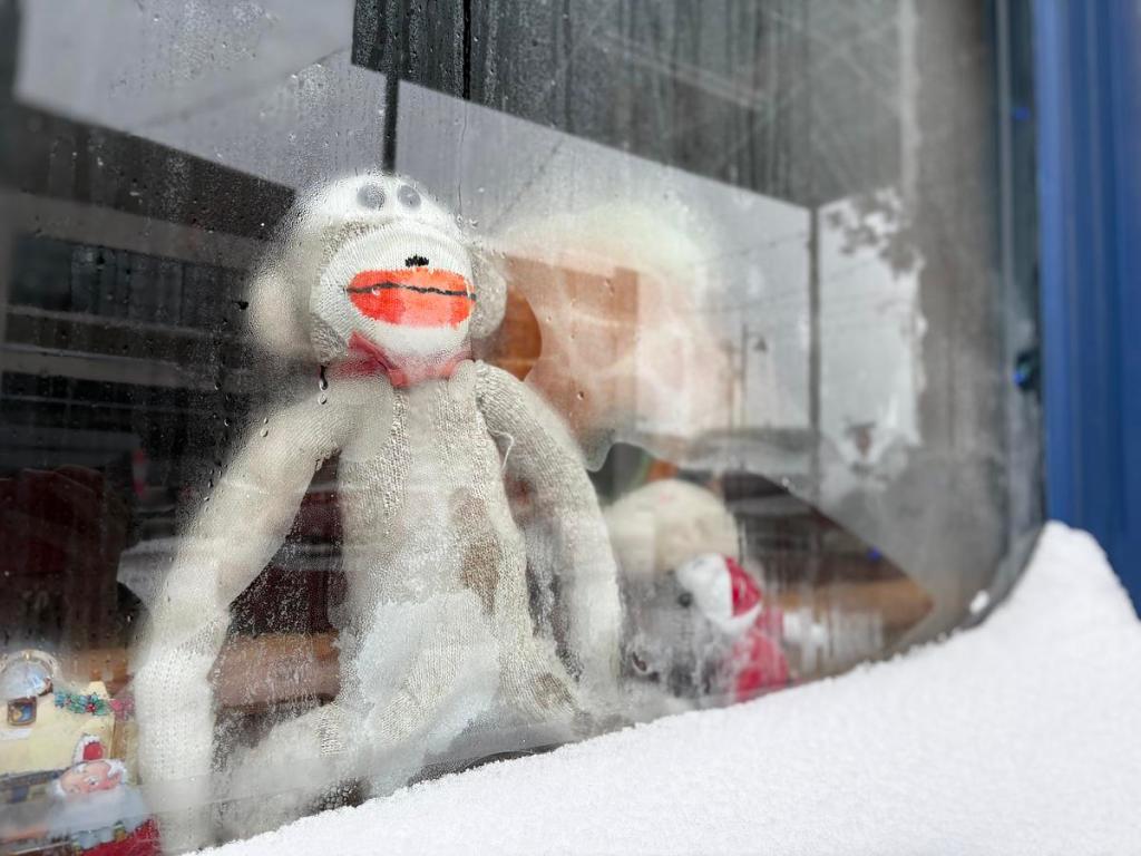 Downtown Tulsa after snow Jan. 24, 2026.