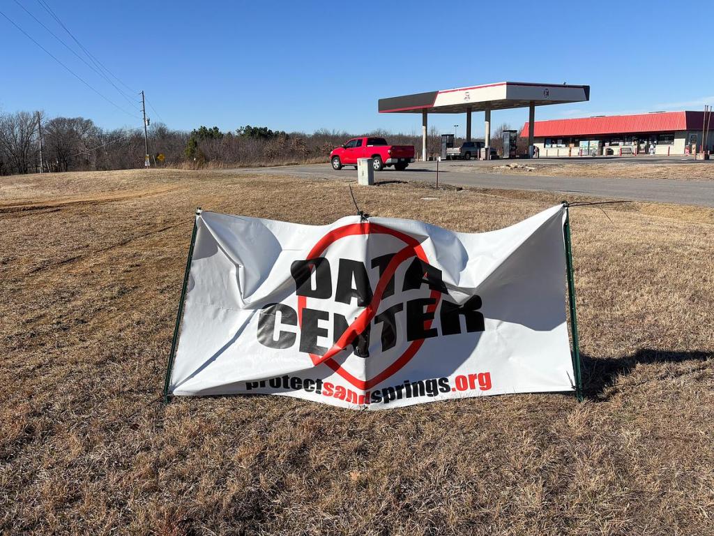 Google is the likely end user of a controversial data center proposed in Sand Springs. Signs are posted throughout the area of State Highway 97 and Rock School Road.