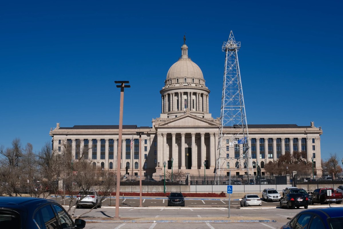 The Oklahoma State Capitol Building on Jan. 16, 2026.