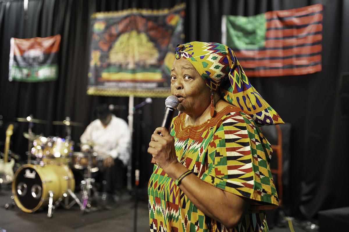 Billie Parker, pictured at the 12th Annual Black Heritage & History Festival, is the founder. of the Tuck-and-Turn dance group. The 13th Annual Black Heritage & History Festival is set for Feb. 7.