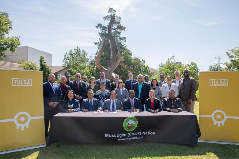 The City of Tulsa and the Muscogee (Creek) Nation entered into a settlement agreement in June 2025 to collaborate and align on practices around municipal citations, arrests and detentions.