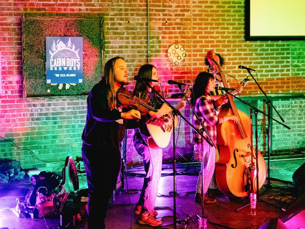  Mama Said String Band plays Cabin Boys Brewery, 1717 E. 7th St., on Jan. 30, 2026. 