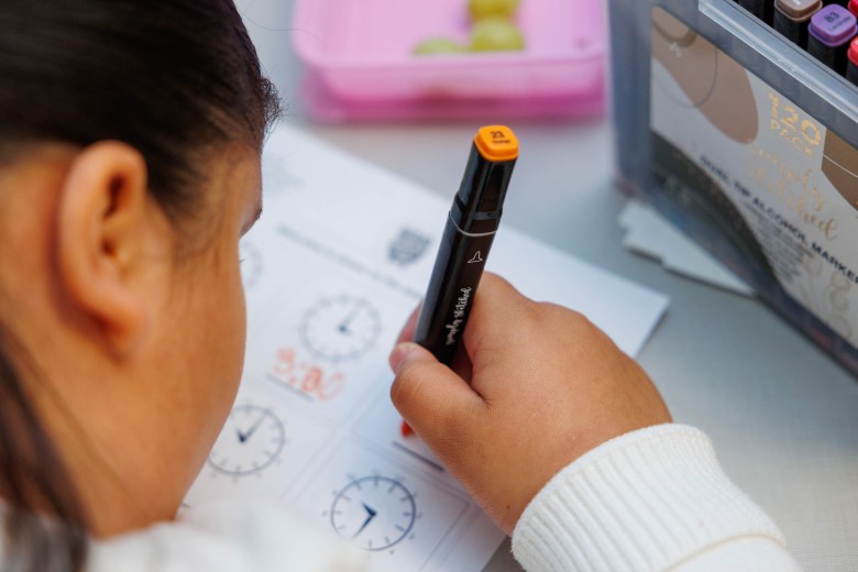 Students work on classroom assignments at Tulsa's Ellen Ochoa Elementary in December 2025.