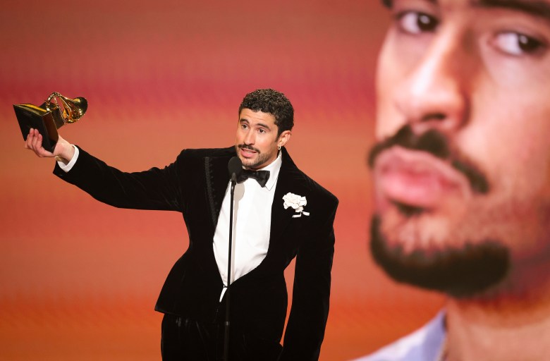 Bad Bunny at Grammy Awards
