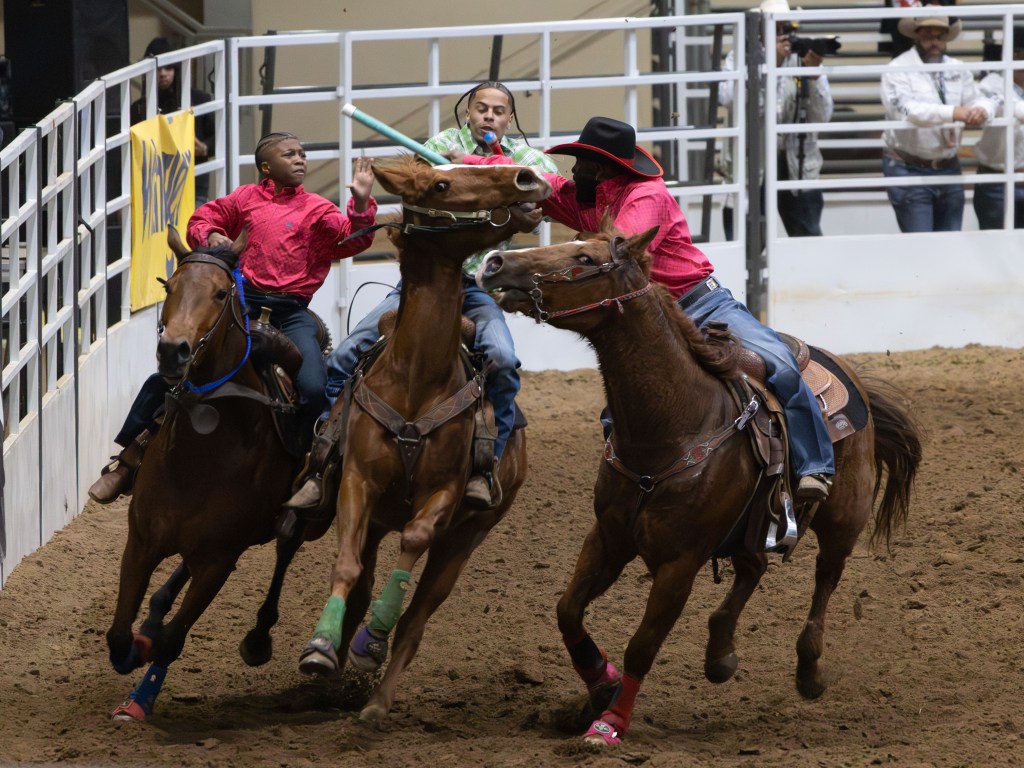 A scene from Oklahoma Black Rodeo's 1 p.m. show inside Ford Truck Arena on Feb. 7, 2026.