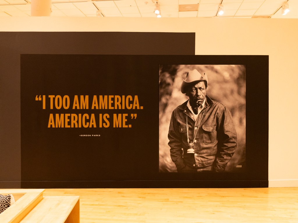 Images on display from “Homeward to the Prairie I Come: Gordon Parks Photographs from the Beach Museum of Art," which runs through June 19 at Philbrook Museum of Art.