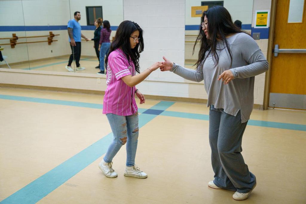 women dancing in studio