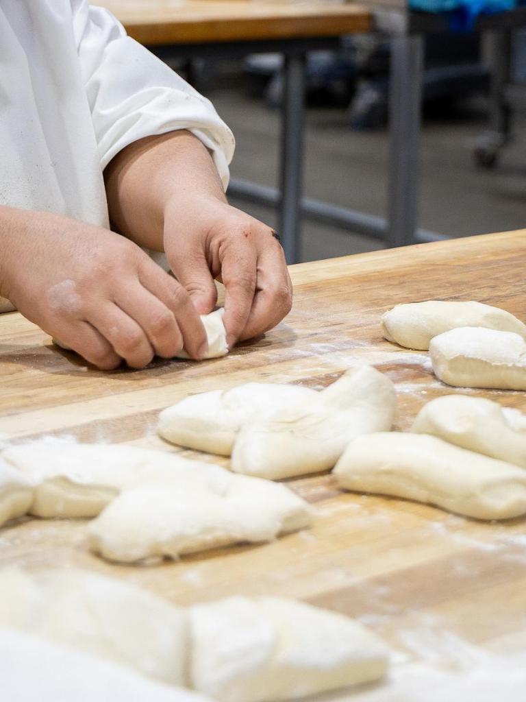 Goods are being made inside Pancho Anaya's bakery at 40 S. Garnett Road on Feb. 20, 2026.