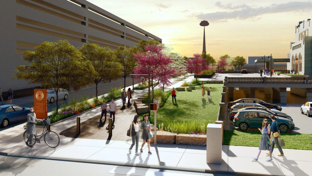 Center of the Universe rendering