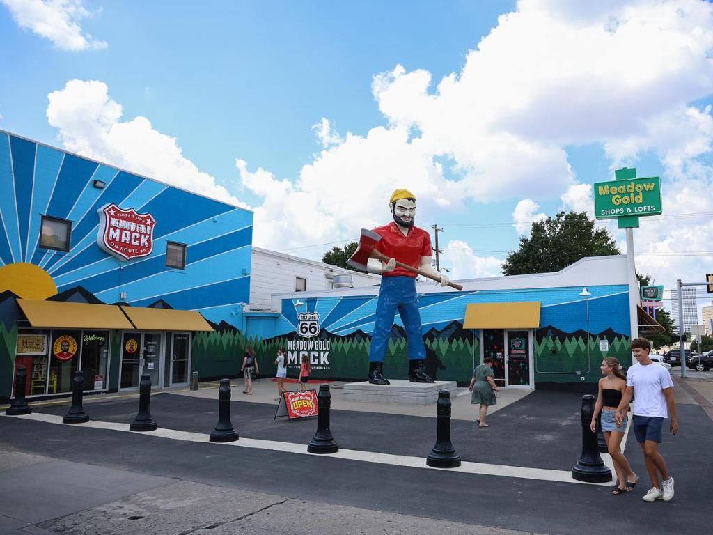 Meadow Gold Mack located at 1306 E. 11th St. Suite A & B on Route 66. 