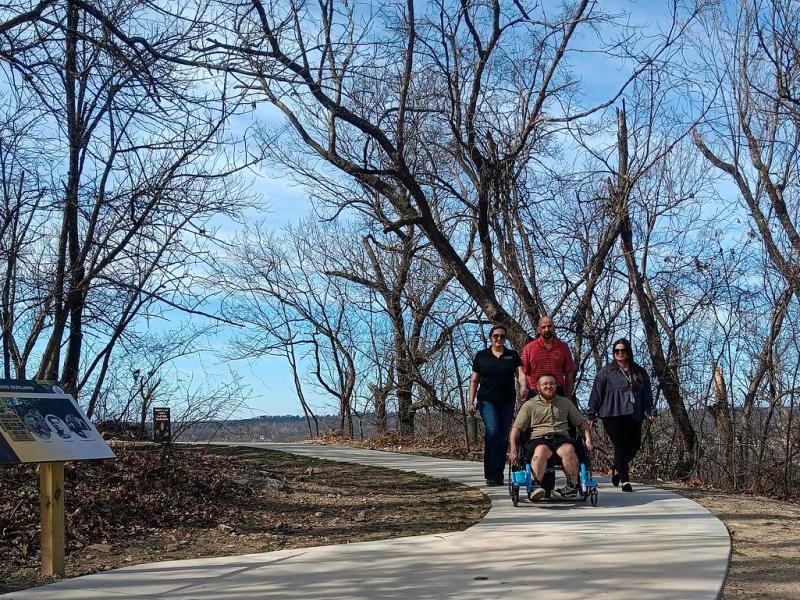 This Tulsa park’s new trail makes it easier for people with disabilities to enjoy nature