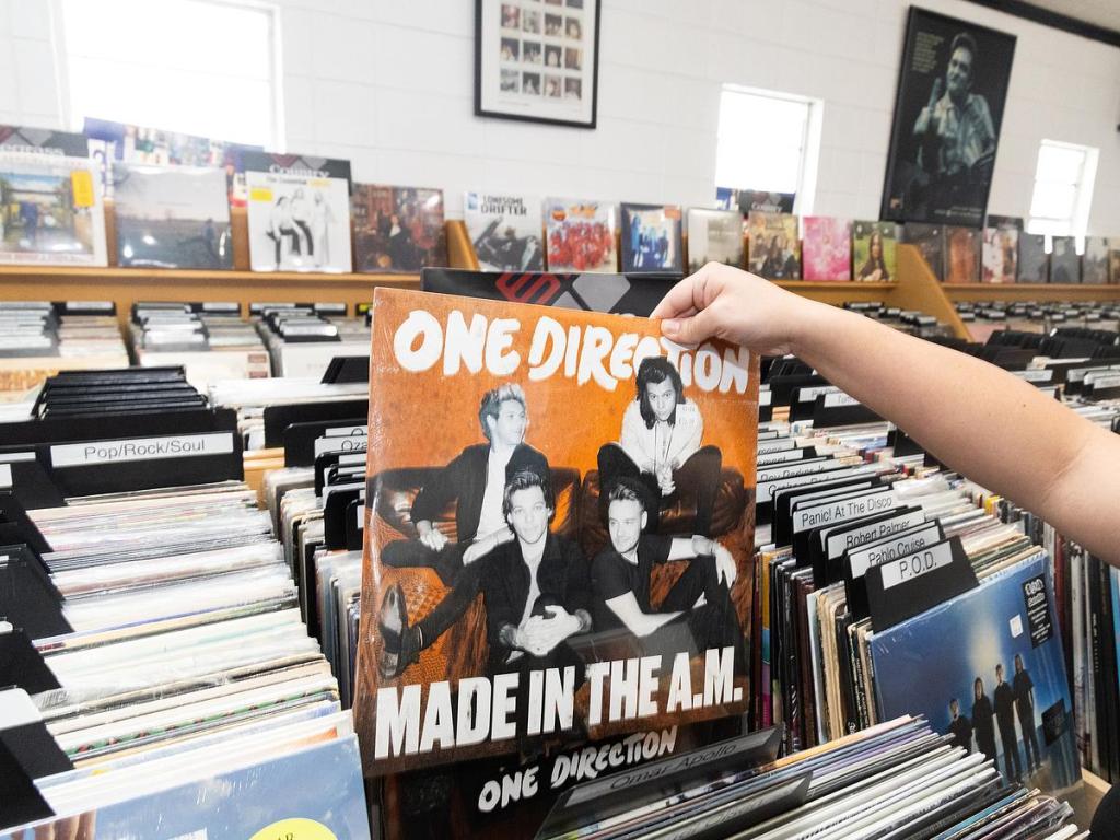 Inside Studio Records, 409 S. Trenton Ave., on March 10, 2026.