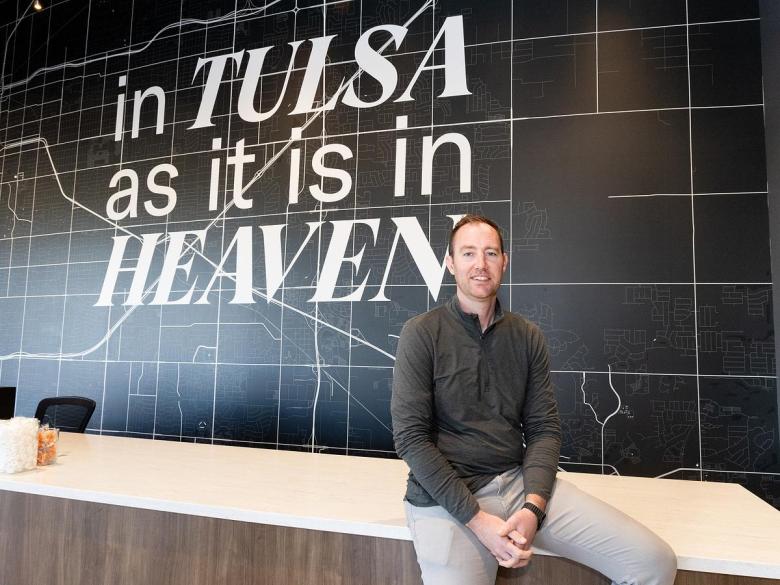 City Church pastor Matt Nelson inside his church at 5124 S. Peoria Ave. on Feb. 26, 2026.