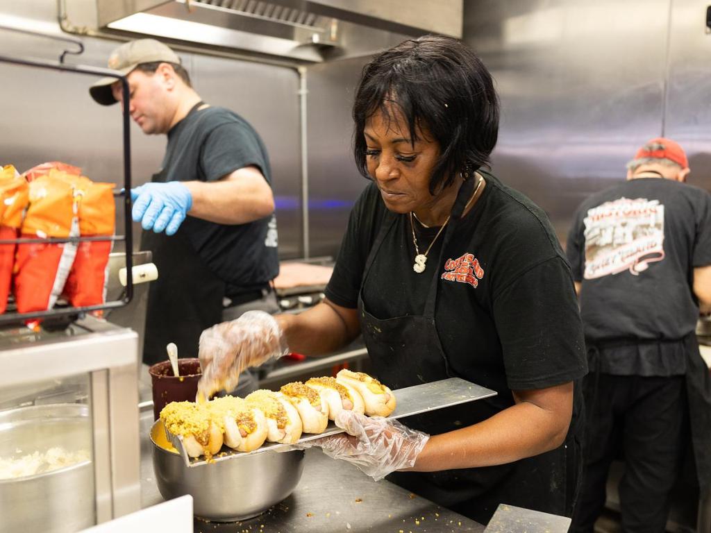 Coney Island Hot Weiners, at 107 N. Boulder Ave., celebrates 100 years with hundreds of diners lining up to eat coneys on Jan. 8, 2026.