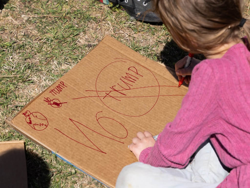 Protest at Dream Keepers Park