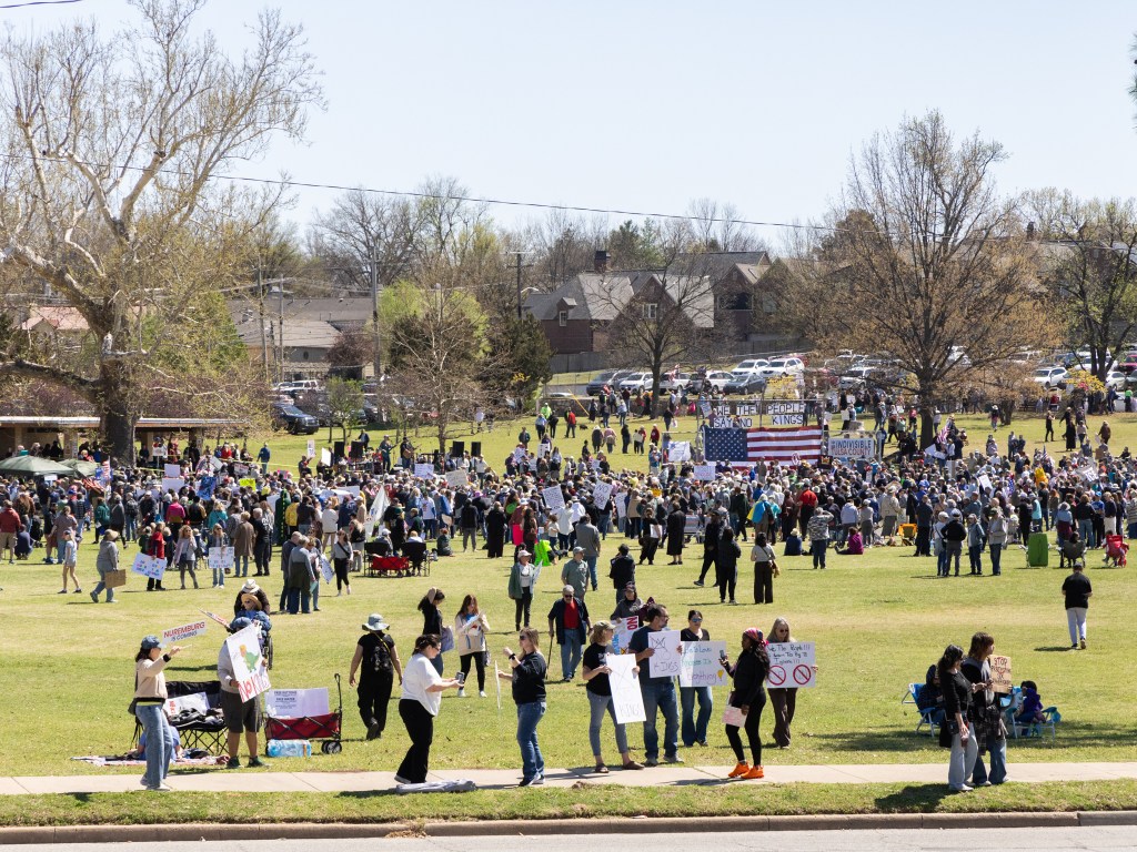 Protest at Dream Keepers Park