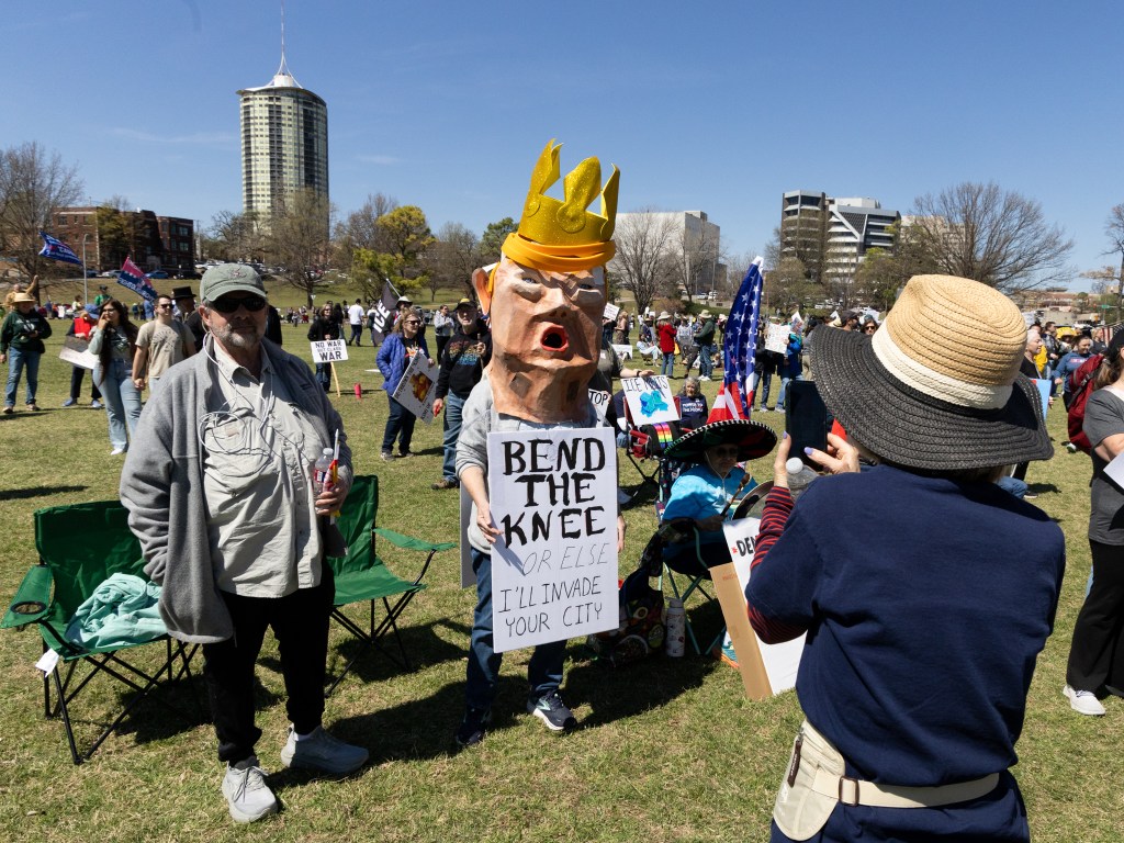 Protest at Dream Keepers Park