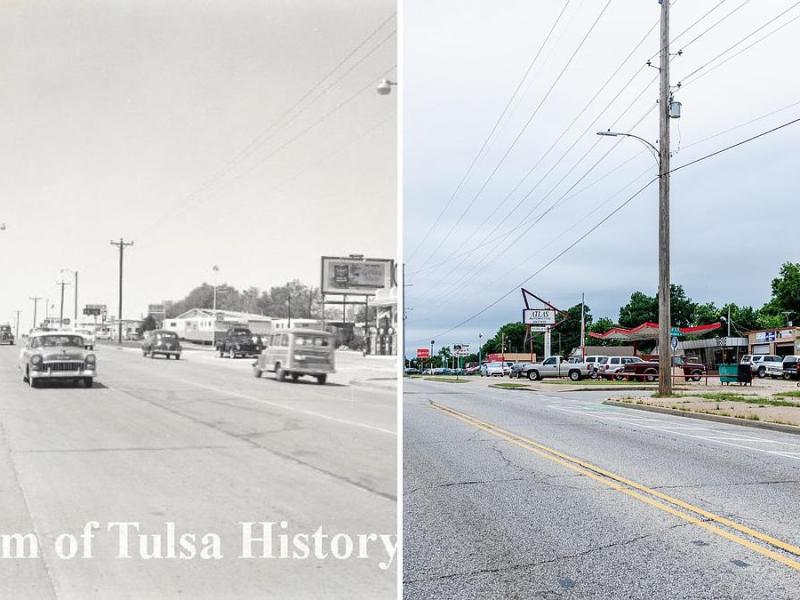 Then vs. now: See how Tulsa’s stretch of Route 66 has changed over time