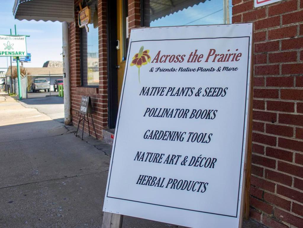 Across the Prairie & Friends: Native Plants & More near 14th and Harvard in Tulsa offers a variety of native plants.